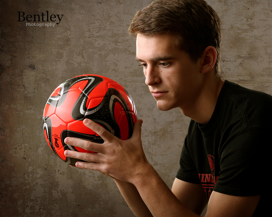 Soccer, senior, portrait, Winder, GA